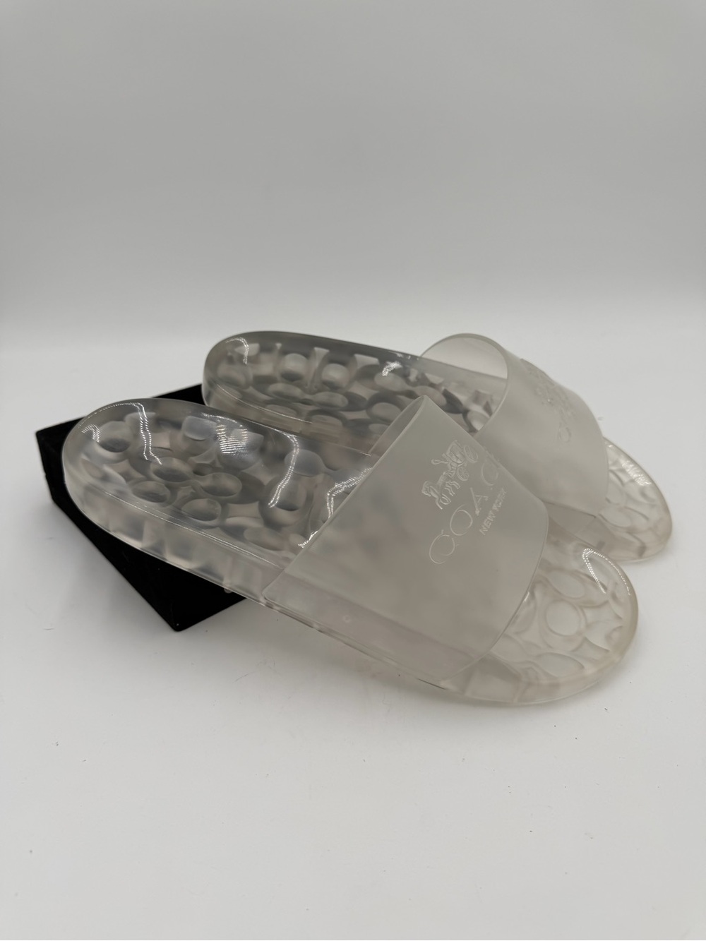 Coach Jelly Slides – Clear/Translucent – Size 9 - Picture 2 of 7